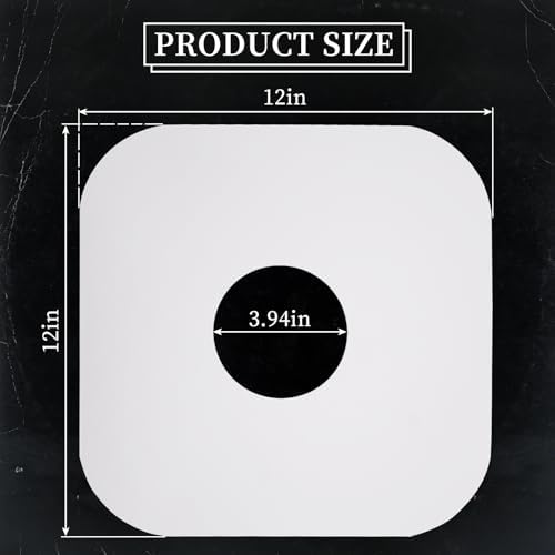 12″ Vinyl Record Inner Paper Sleeves White Kraft Paper for 33 RPM - 10 Pcs - Image 2