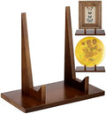 RattanView 1 Pcs Wood Plate Stand for Display 9 Inch Plate Holder Display Frame Picture Photo Card Tabletop Decorative Stand by RattanView