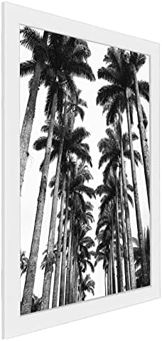 Americanflat 22x28 Poster Frame - White Engineered Wood with Polished Plexiglass - Wide Picture Frame for Vertical or Horizontal Wall Display - Epic Collection - White - Image 5