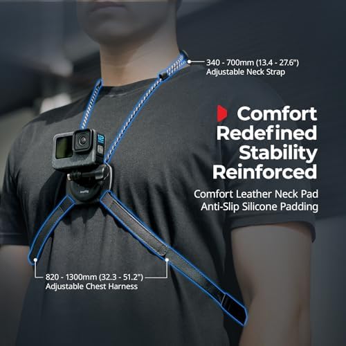 SMALLRIG Quick-Release Action Camera Magnetic Neck Mount with Chest Strap - Image 6