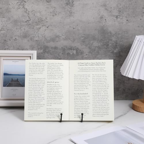 12 Pack 6 Inch Metal Plate Display Stands, Black Multi-Purpose Easel Stands for Photos/Books/Plaques/Artwork, Tabletop Holder - Image 7