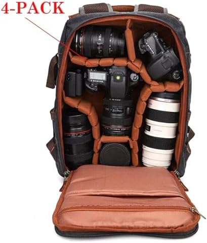 4PCS Camera Bag Case Insert Partition Separator Pad DIY Camera Bag Divider Set for Photographic Accessories Protection - Image 2