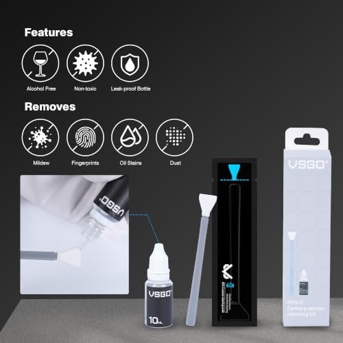 VSGO 16mm APS-C Sensor Cleaning Kit, with 10ml Camera Sensor Cleaner - Image 2