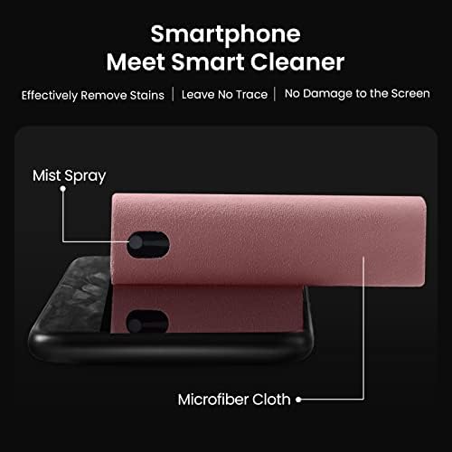 YTT Touchscreen Screen Cleaner Spray, for Phones iPad Car (Pink LightGray) - Image 4