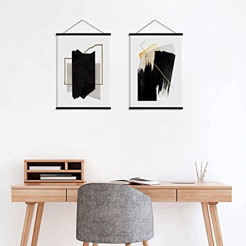WITCOLOR Magnetic Poster Hanger Frame, 20" Wide Magnetic Hanging Frames 20x28 20x30 20x20 20x16 20x24 Magnet Poster Holder for Wall Hang Poster (Black) - Image 6