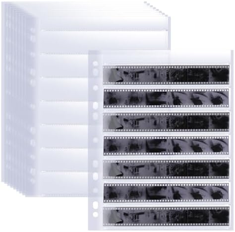 50 Pack 7x6 Negative Sleeves for 35mm Film - Acid-Free Negative Pages, Archival Storage Sheets for 35mm/135 Film Collect & Organization - Holds 2100 Frames by Unknown