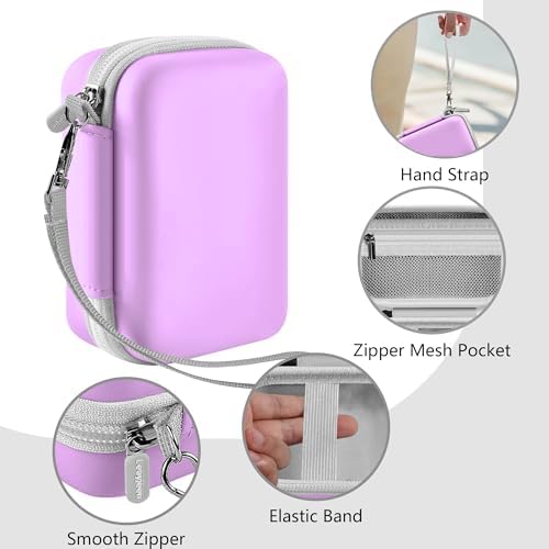 Leayjeen Vlogging Camera Case for Duluvulu/VJIANGER/Gavonde - Purple - Image 4