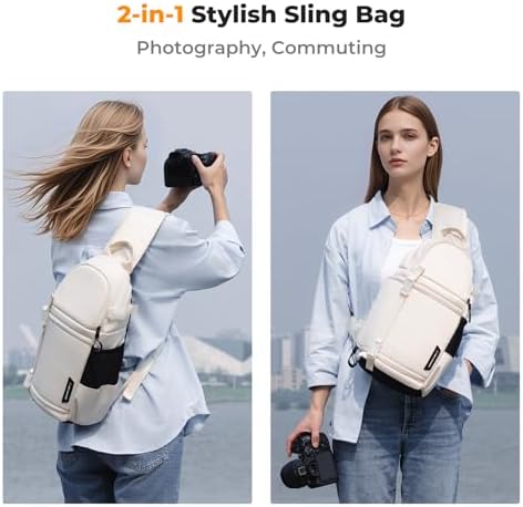 K&F CONCEPT Camera Sling Bag, Compact Crossbody Backpack, 10L - Image 6