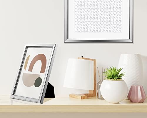 LaVie Home 4x6 Picture Frames (12 Pack, Silver) Simple Designed Photo Frame with High Definition Glass for Wall Mount & Table Top Display, Set of 12 Classic Collection - Image 6