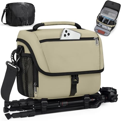 RAINSMORE Camera Bag, DSLR SLR Mirrorless Camera Case for Photographer by RAINSMORE