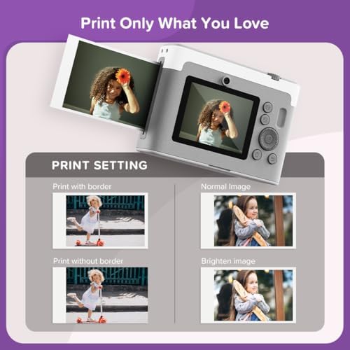 myFirst Insta Lux Instant Print Camera, Instant Print Camera, Gray - Image 3