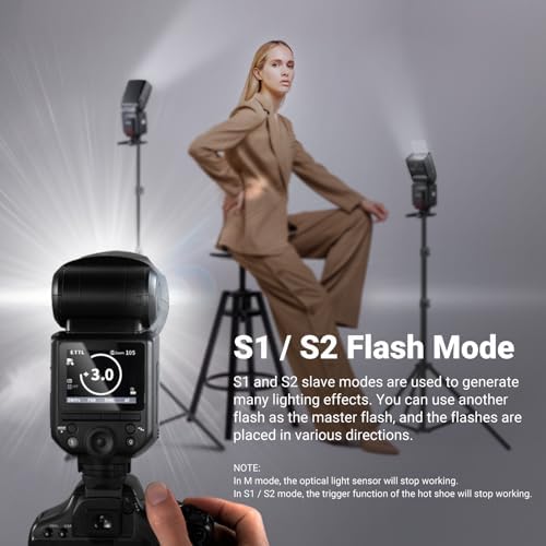 NEEWER TT560 Camera Flash Speedlite Compatible with Canon Sony Nikon Panasonic Fuji DSLR with Universal Single Contact Hot Shoe Mount, Speedlight Compatible with Sony ZV1, NOT for ZV-1F, No TTL - Image 5