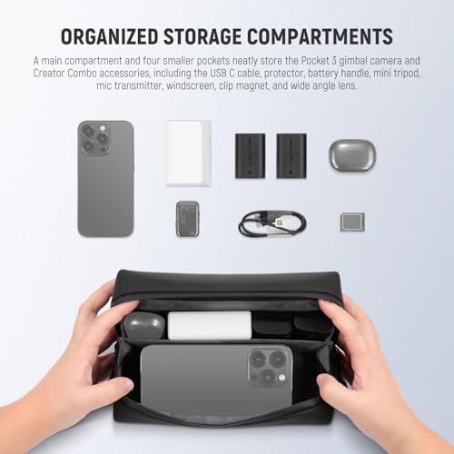 NEEWER Carrying Bag for Pocket 4 Pocket 3, Protective Dustproof Splashproof Shock Adsorbing Scratch Resistant Storage Case Compatible with DJI Osmo Pocket4 3 Creator Combo Accessories, PB10 - Image 3