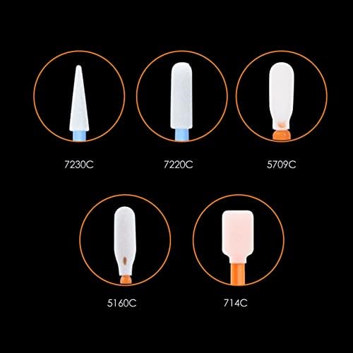 AAwipes Foam Tip Cleaning Swab Kit (5 Types, 100 Pack) Cleanroom Sponge Stick Foam Swab Bundle for Printer, Painting, Gun, Optics Lens,Camera, Arts and Crafts, Automotive Detailing (FC501) - Image 4