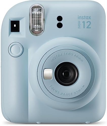 FUJIFILM INSTAX Mini 12 Instant Film Camera | Pastel Blue Bundled with INSTAX Mini Instant Film |40 Exposures + Instax Accessory Bundle + AA Batteries + Cleaning Cloth (10 Items) - Image 2