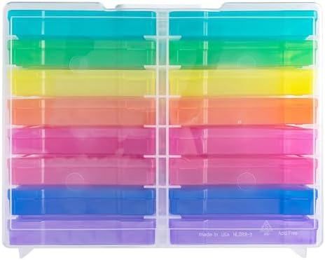 We R Craft & Photo Translucent Plastic Storage-15"X12"X5", W/16 Mini Cases - Image 4