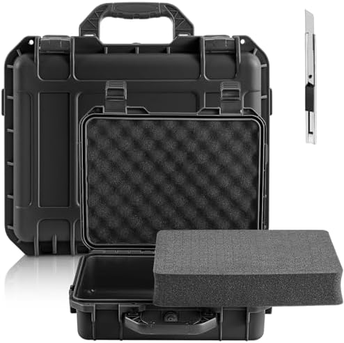 Relaxweex 18.3 x 13.4 x 7.2 Inch Hard Case, Grid Shell, Black by Relaxweex