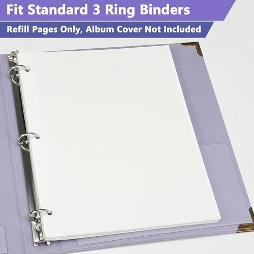 9x11 Self-Adhesive Photo Album Refill Pages, 3-Ring, 60 Pages - Image 5