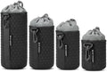 K&F CONCEPT Camera Lens Case, Drawstring Lense Pouch for DSLR SLR, 4 Pack by KFCONCEPT