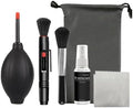 6 in 1 Camera Cleaning Kit, 6 in 1 Dust Swiping Air Blower Brush Pen Cloth Cleaning kit, Lens Cleaning Tool with Portable Storage Bag for Digital Video Camera Computer Phone Screen Lens by Unknown
