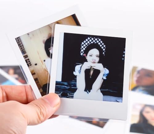 100 Packs Kpop Polaroid Sleeves, Ultra Clear and Thick Sleeve 200 Microns Protectors Cover, Perfect Protective Sleeve for Kpop Standard 72x86mm Square Polaroid, Unsealable (100P - 76x89mm) - Image 3