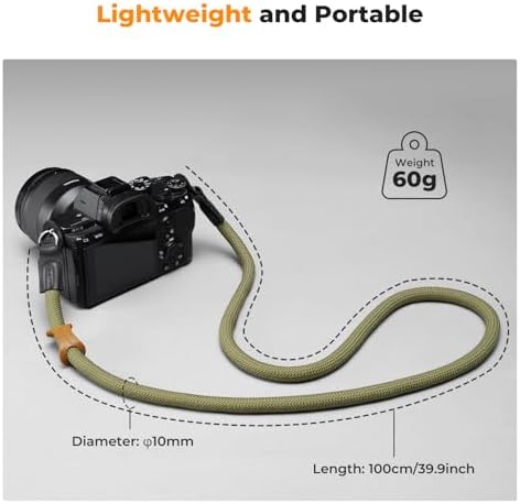 K&F CONCEPT Camera Neck Strap,100cm Camera Shoulder Strap - Image 4