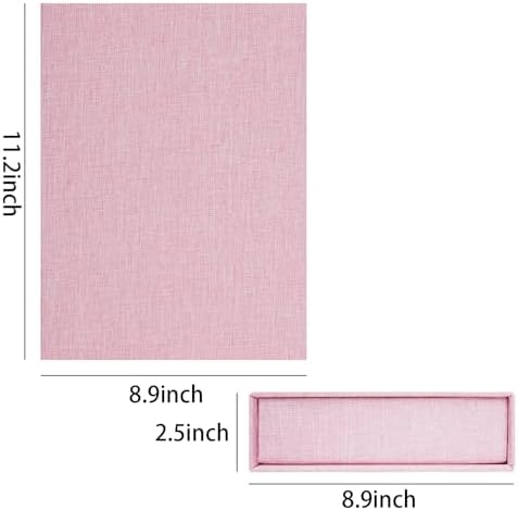 8x10 Photo Storage Box, Premium Linen Memory Box for Photos, Pictures, Certificates, Scrapbooking Supplies & Jewelry - Portable, Stackable Organizer for Home, Crafters & Collectors - Image 4