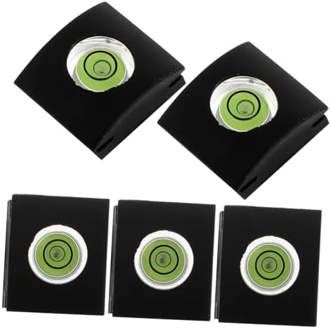 MERRYHAPY 5Pcs Camera Hot Shoe Mount Protector with Spirit Level Plastic Covers for Flashlight Stability Quick Installation Compatible with Digital Cameras by MERRYHAPY