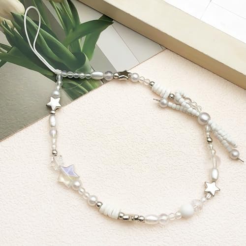 Beaded Camera Wrist Strap Cute Digital Camera Charm Lanyard Phone Chain Keychain Beaded Phone Lanyard Bag Charm - Image 6