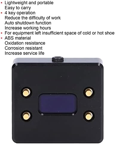 Compact Design for Cold Shoe and Hot Shoe Fixing - L102 Light Meter Portable Camera Photometer for Photography Reflection Measurement - Light Source Strength Measurement Tool - Image 5