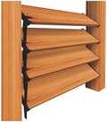 Nuvo Iron LSB48 Hardware System-Holds up to 11 Boards Louver, Black Designed for use of up to 48"W by NuvoIron