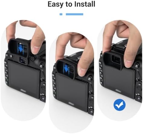 Long Viewfinder Eyecup Eyepiece for Nikon D750 D780 D7500 D7200 D3500 D3400 - Image 6