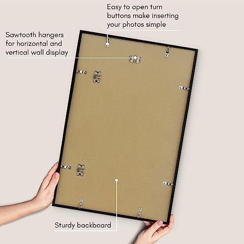 Americanflat 16x24 Poster Frame - Slim Molding - Black - Image 5