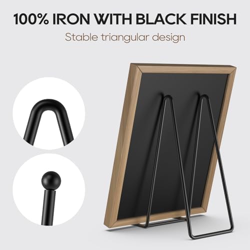 3 Pack 10 Inch Plate Stands for Display Metal Picture Stand Plate Holder - Image 4