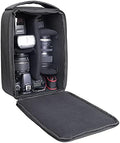 Roomy Camera Protective Bag Insert Waterproof Lens Pouch Shockproof DSLR SLR Carrying Case with Thicken Partition Padded Liner for Sony Canon Nikon Camera Flash Light & Accessories by AYVANBER