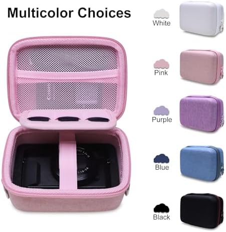 Camera Case Bag Compatible with Canon PowerShot G7 X Mark III, Mark II, SX740 HS, Sony ZV-1, KODAK PIXPRO WPZ2 Digital 4K Vlogging Camera, Point and Shoot 4K Video Camera Bag, Pink (Case Only) - Image 6