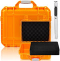 Relaxweex 8.5 x 6.5 x 3.7 Inch Hard Case, Grid Shell, Orange by Relaxweex