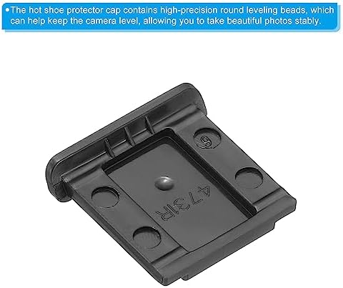 PATIKIL 12mm Universal Camera Hot Shoe Cover Cap, 2 Pack Hot Shoe Cap Hot Shoe Protector Plastic Suitable for Nikon for Fujifilm for Pentax DSLR/SLR Camera, Black - Image 4