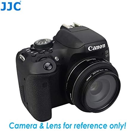 JJC LH-52 Metal Lens Hood for Canon EF 40mm f/2.8 STM, EF-S 24mm f/2.8 STM and EF-M 18-55mm f/3.5-5.6 IS STM lens, Canon 40mm 2.8 Lens Hood, replaces Canon ES-52 Lens Hood - Image 3