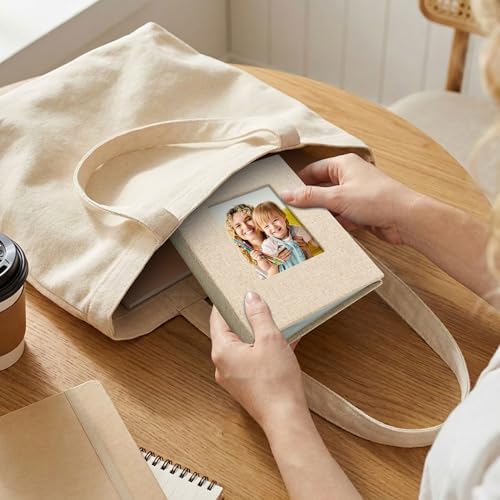 Vienrose 4x6 Mini Photo Album, 2 Pack, 52 Photos, Beige - Image 6