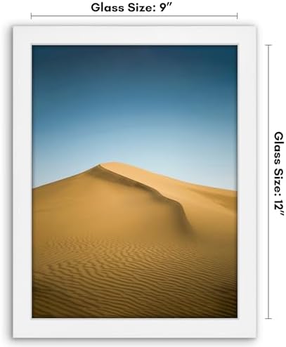 Americanflat 9x12 Picture Frame - Engineered Wood - White - Image 2