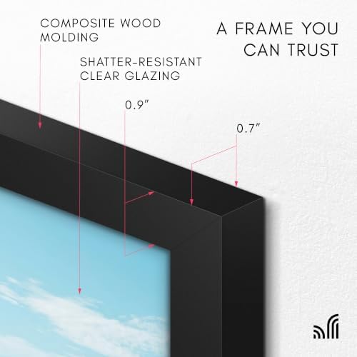 Americanflat 12x17 Picture Frame - Engineered Wood - Black - Image 4
