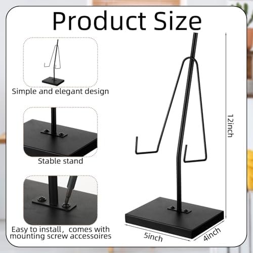RattanView 12 Inch Plate Stands for Display Picture Frame Stand Adjustable - Image 2