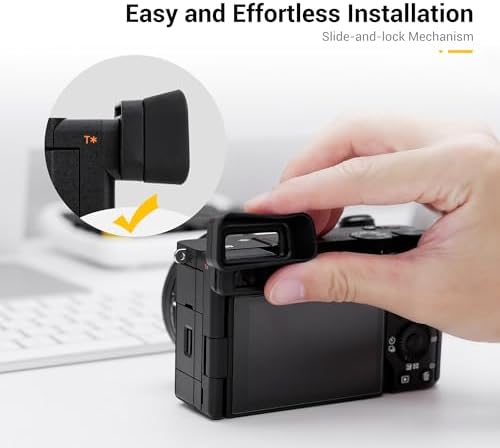 Kiwifotos Long Soft FDA-EP20 Eyecup Eye Cup Eyepiece for Sony A6700 Camera - Image 6