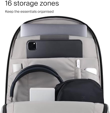 Urth Arkose 20L Modular Backpack + 3.7L Camera Insert - Water Resistant, Anti-Theft, Recycled Bag for DSLR/SLR/Mirrorless, 13-16 Inch Laptop in Black - Image 6