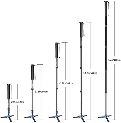NEEWER Extendable Camera Monopod with Detachable and Foldable Stand Base - Image 5