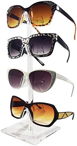 MOOCA 2-Piece Acrylic Eyewear Display Stand, Holds 8 Frames - Image 5