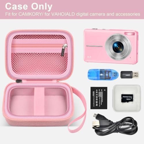 ALKOO Digital Camera Case for CAMKORY, Camera Pouch for KODAK Pixpro -Pink - Image 2