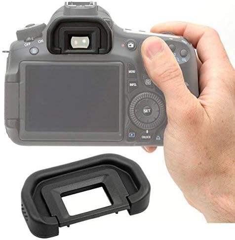 ChromLives Camera Eyepiece Eyecup Compatible with 18mm EB Replacement Viewfinder Protector Compatible with Canon EOS 80D 70D 60D 77D 50D Mark II 6D 6D Mark II 40D 30D 20D 20Da 10D 60Da A2 A2E D30 D60 - Image 2