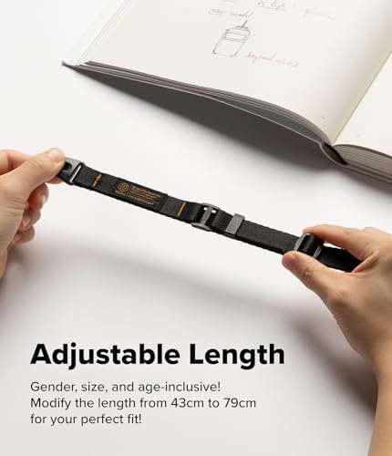 Ringke Phone Lanyard [Lanyard Strap Slim Black] for Camera - Image 5